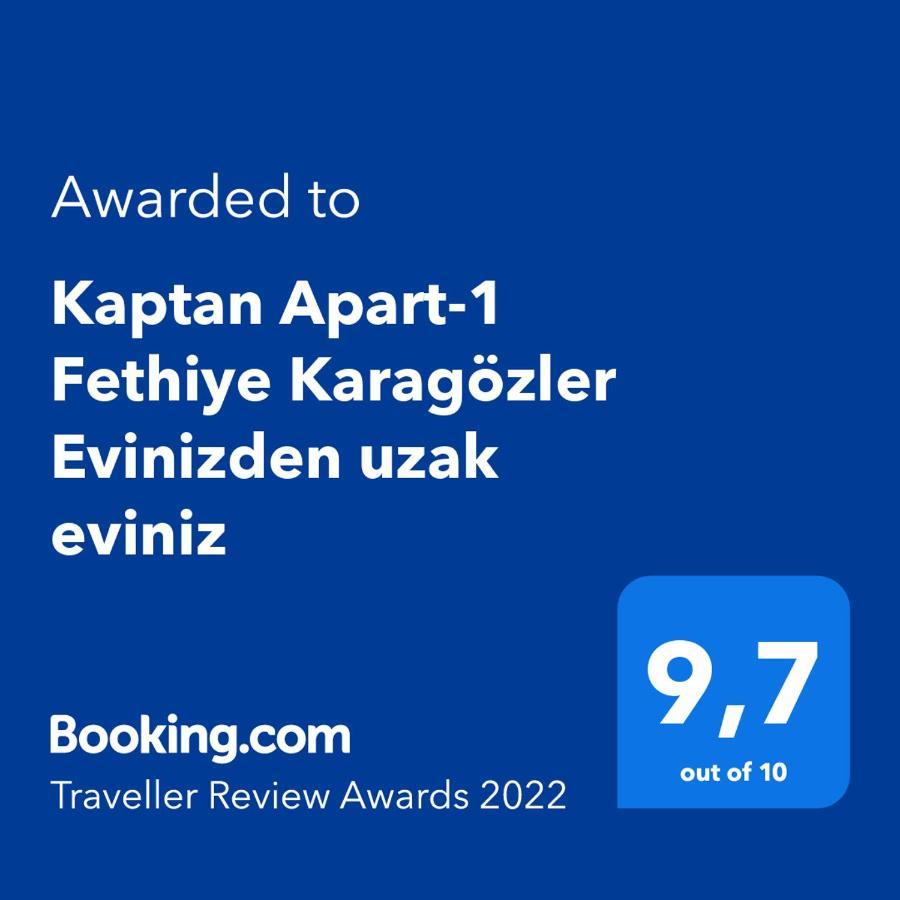 Апартаменты Kaptan Apart-1 Fethiye Karagozler Evinizden Uzak Eviniz Экстерьер фото